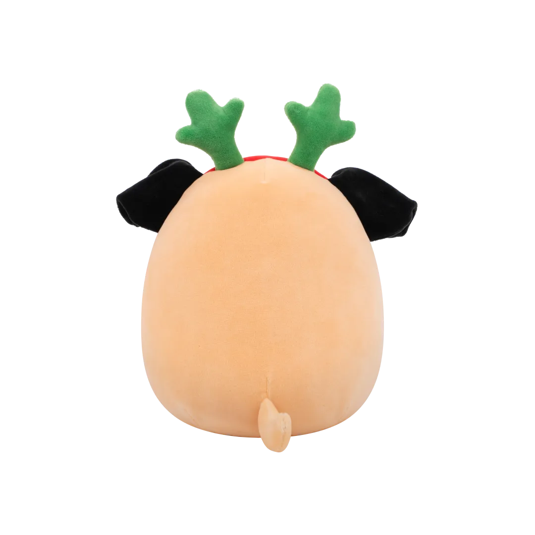 Squishmallows Prince der braune Mops mit weißem Bauch, 20 cm - Image 4