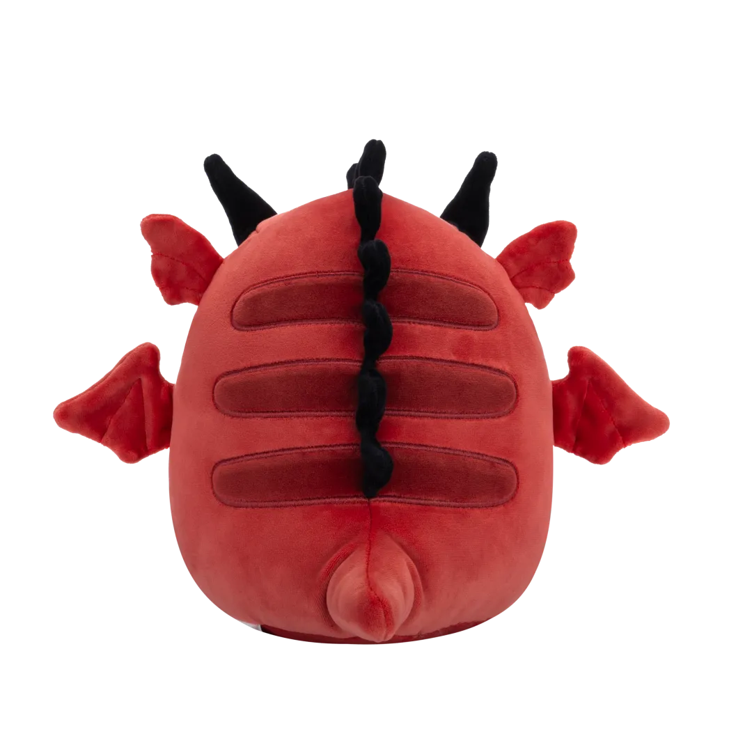 Squishmallows Salami der rote Drache mit wütenden Augen und glitzerndem Bauch, 20 cm - Image 4