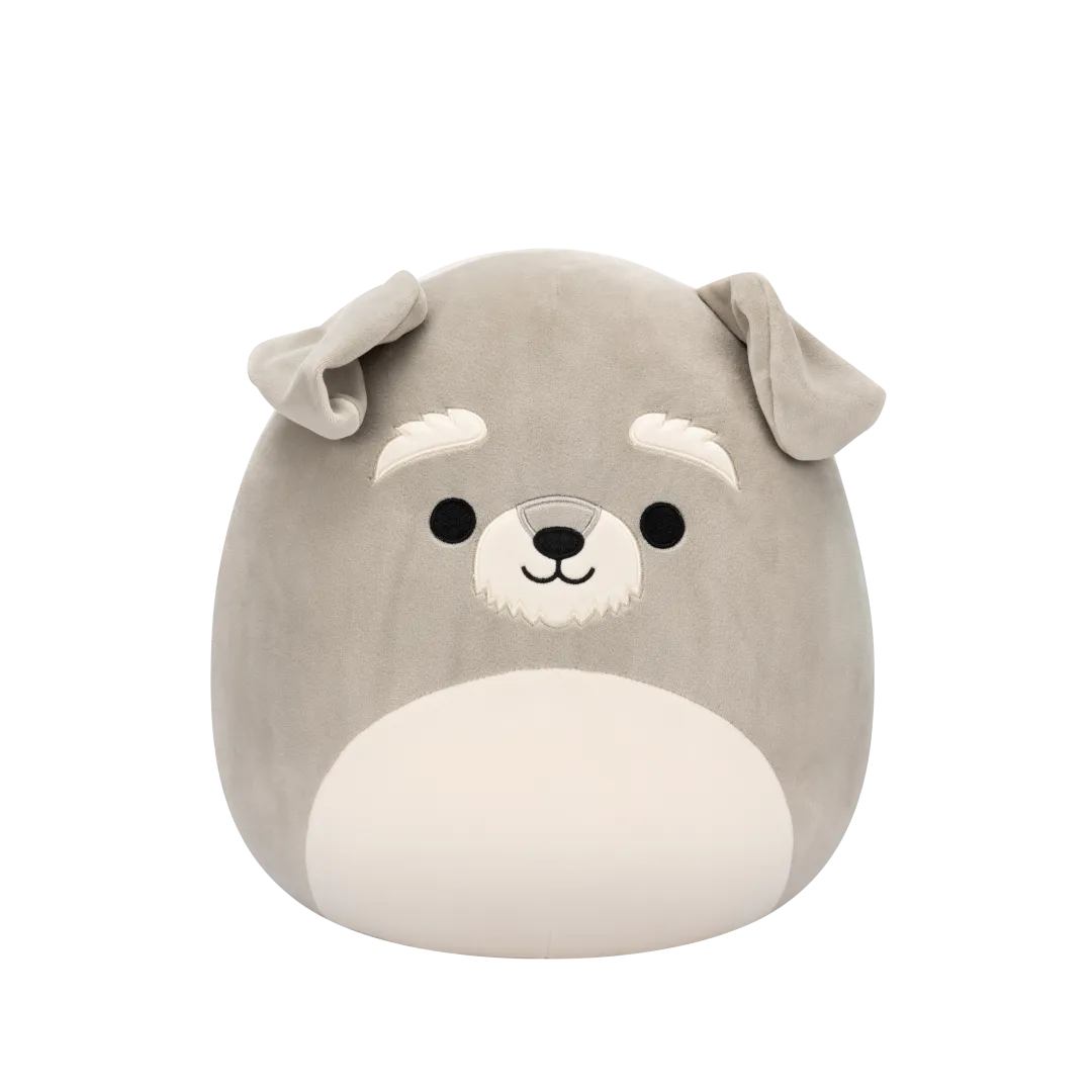 Squishmallows Shaun der Graue Schnauzer, 30 cm
