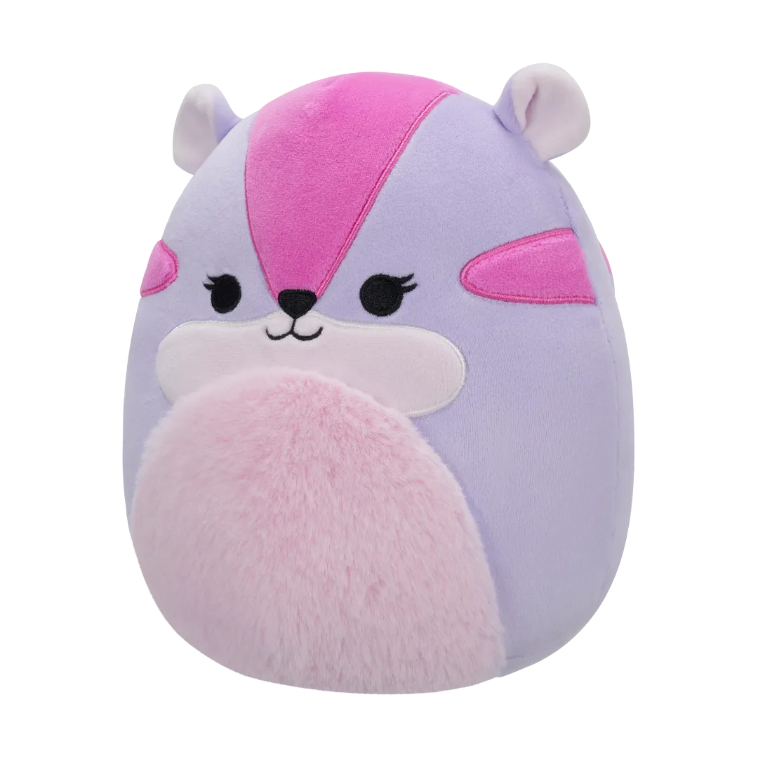 Squishmallows Tamara das lila und rosa Streifenhörnchen, 20 cm - Image 4