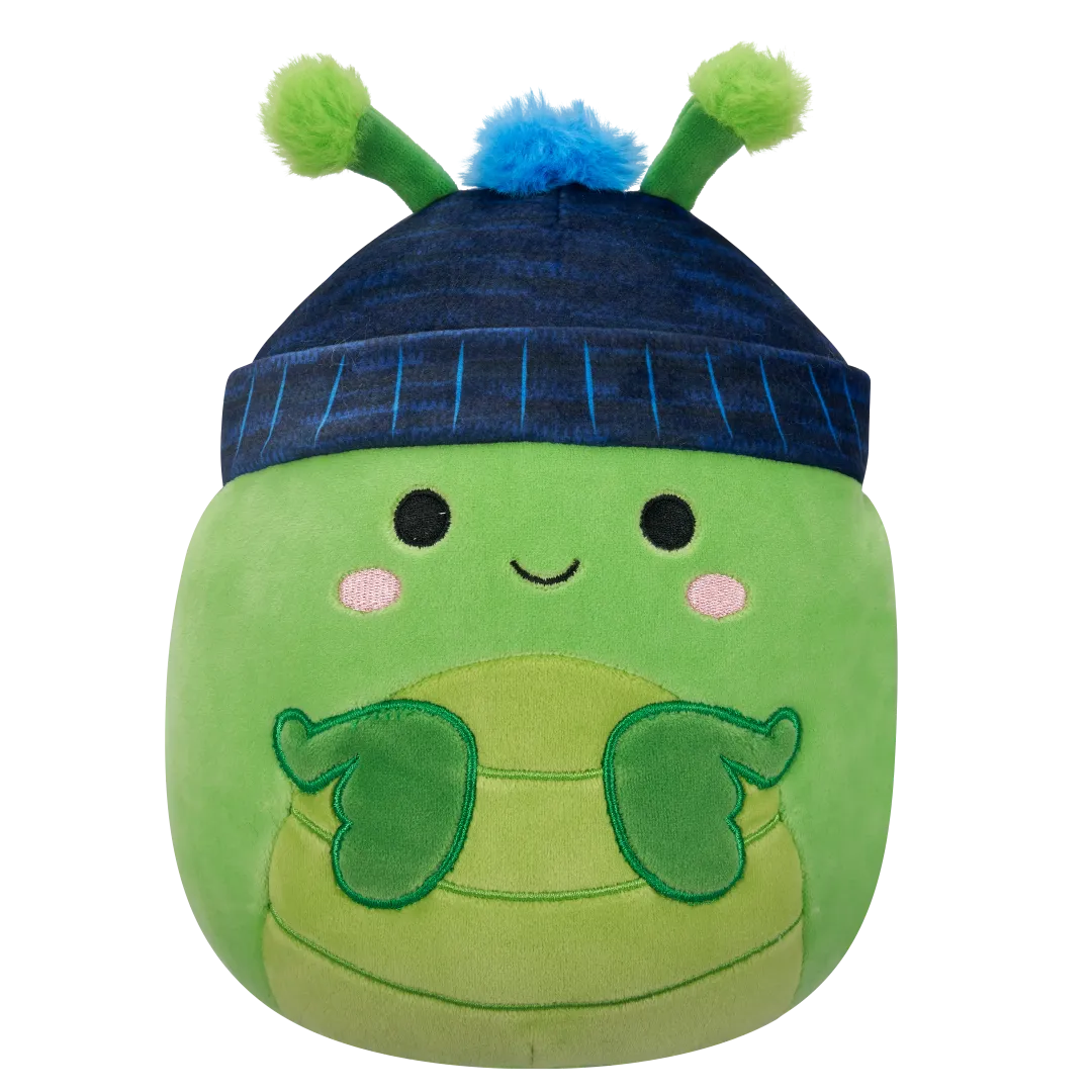 Squishmallows Trenton die grüne Gottesanbeterin mit Beanie, 20 cm