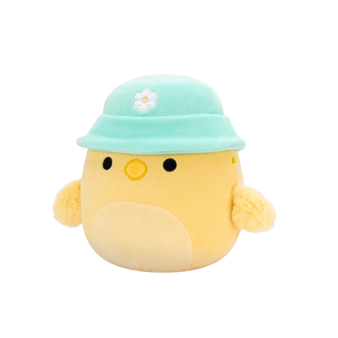 Squishmallows Triston das gelbe Küken mit mintfarbenem Eimerhut, 20 cm - Image 3