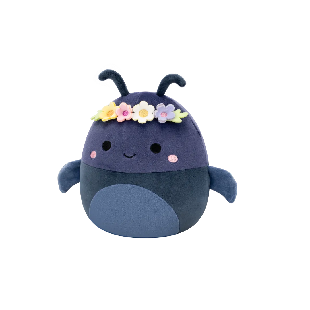 Squishmallows Tyrone der Marine-Mistkäfer mit Blumenkrone, 20 cm - Image 2