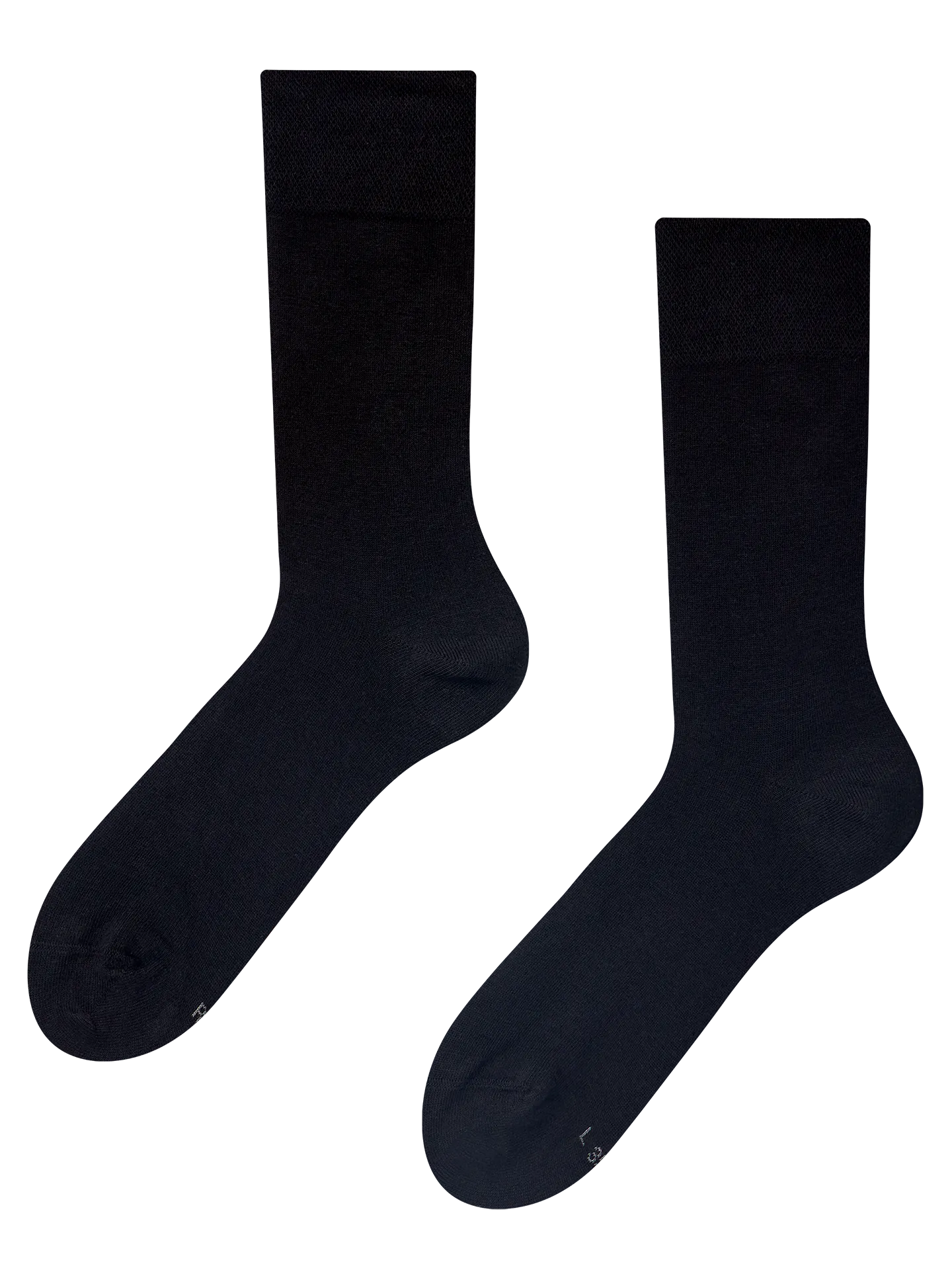 Echt schwarze hohe Socken