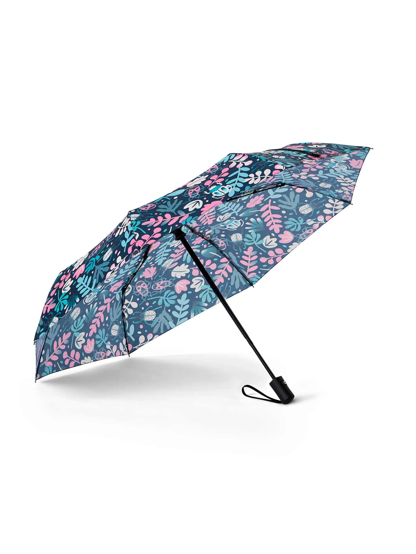 Lustiger Regenschirm Blätter und Käfer - Image 3