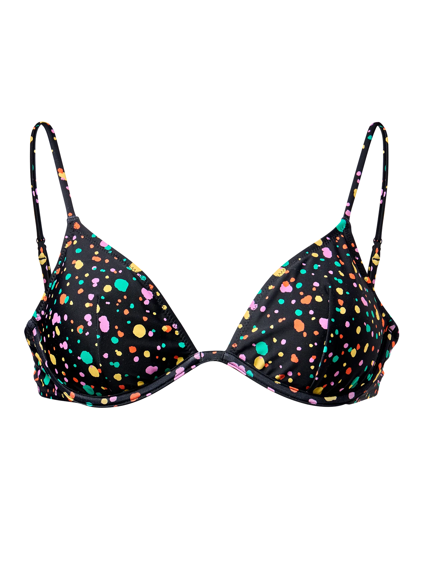 Bügel-Bikinioberteil Bunte Tropfen