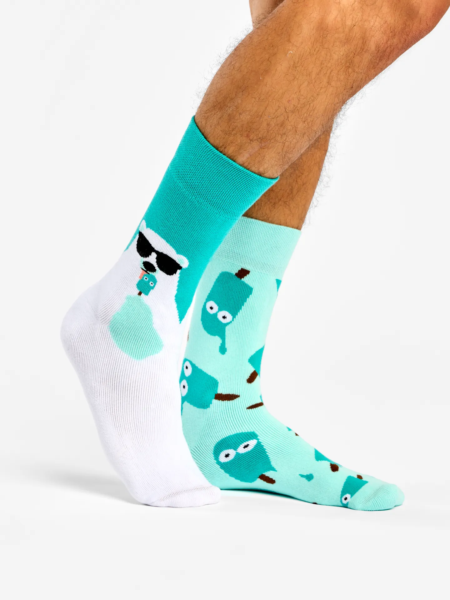 Lustige warme Socken Bär und Eis am Stiel - Image 3
