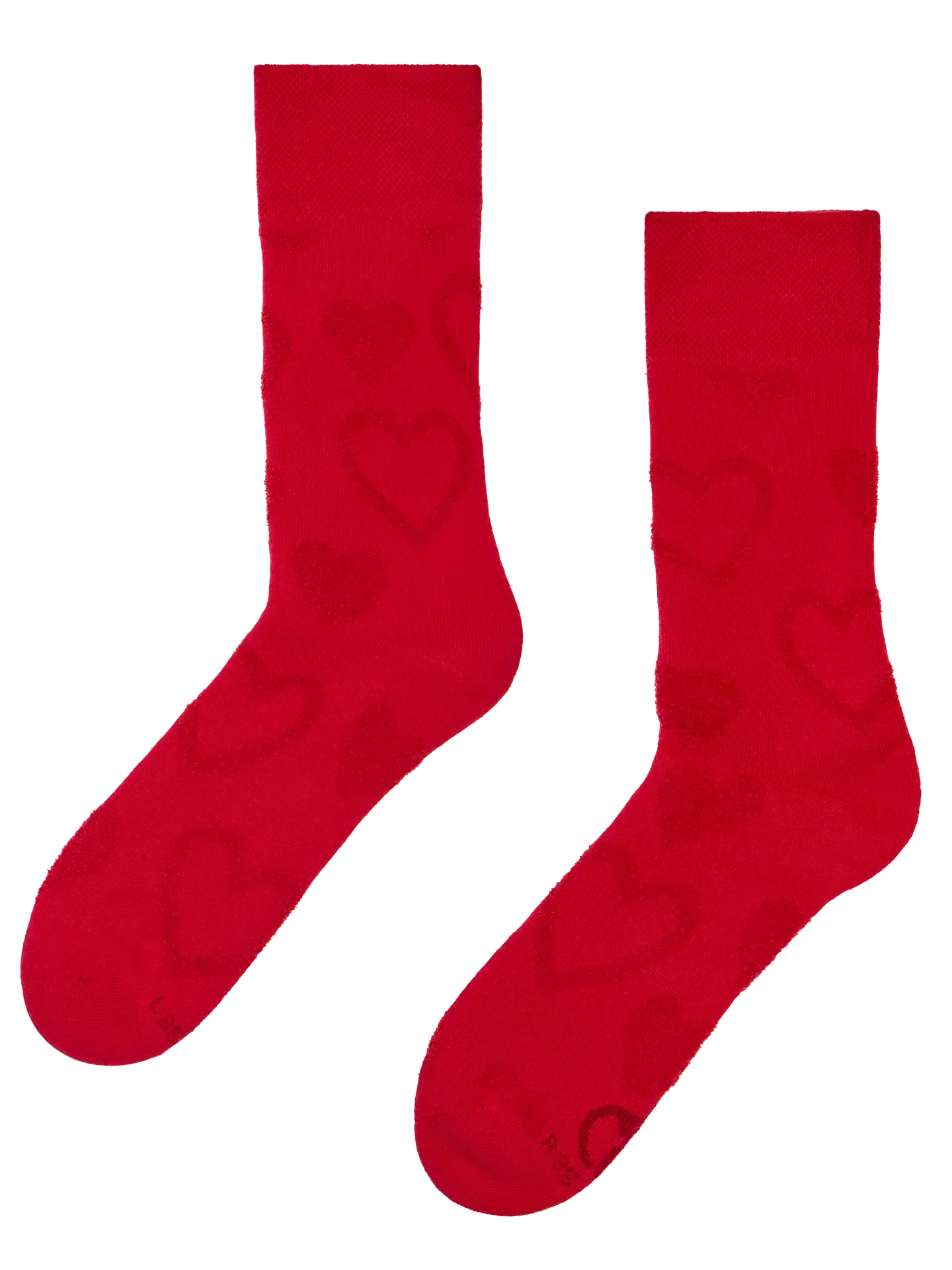 Warme Socken Flauschige Herzen