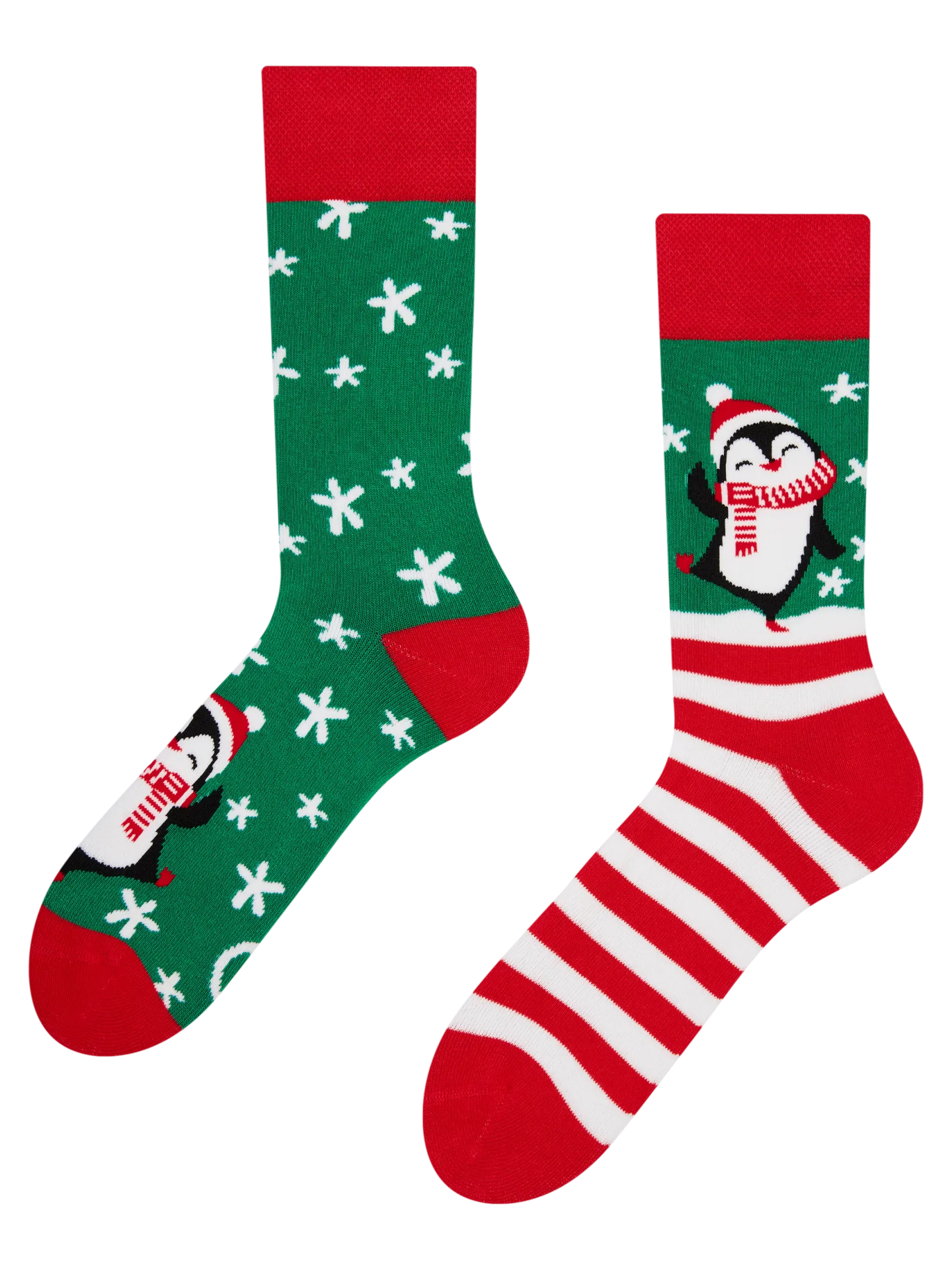 Lustige warme Socken Hallo Pinguin