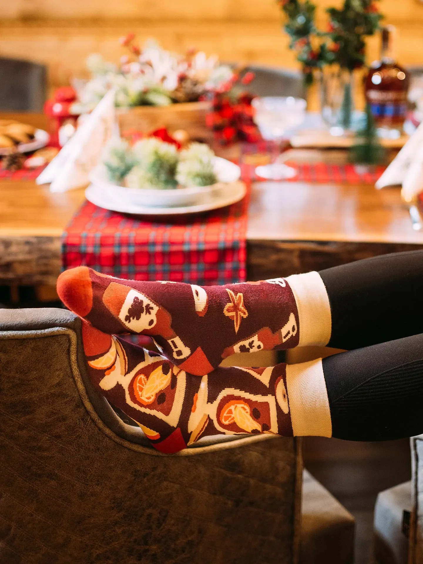 Lustige warme Socken Glühwein - Image 3