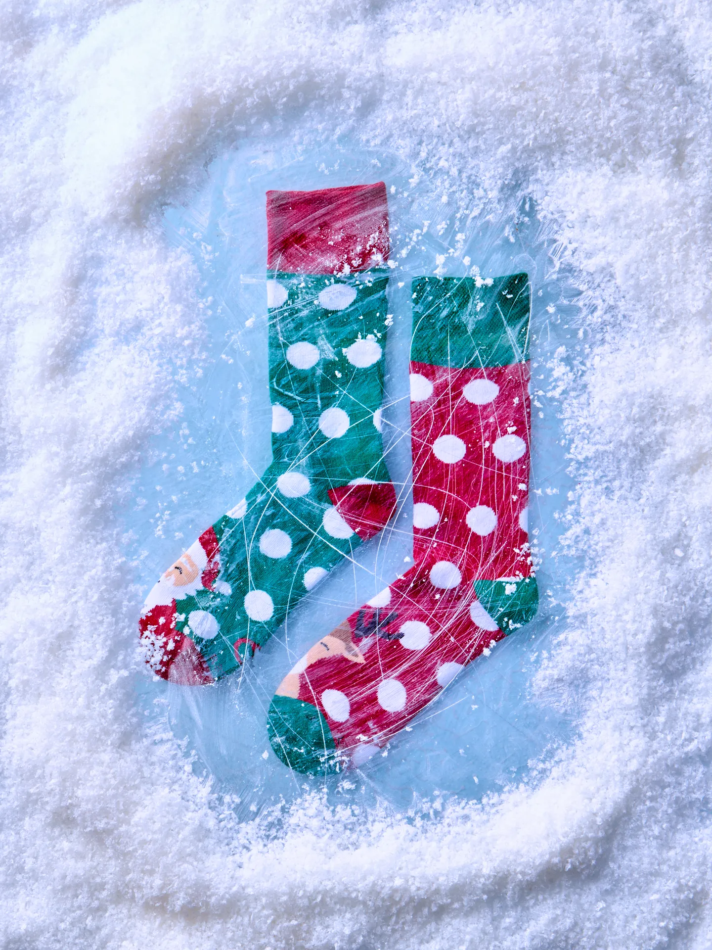Lustige warme Socken Santa und Rudolf - Image 5