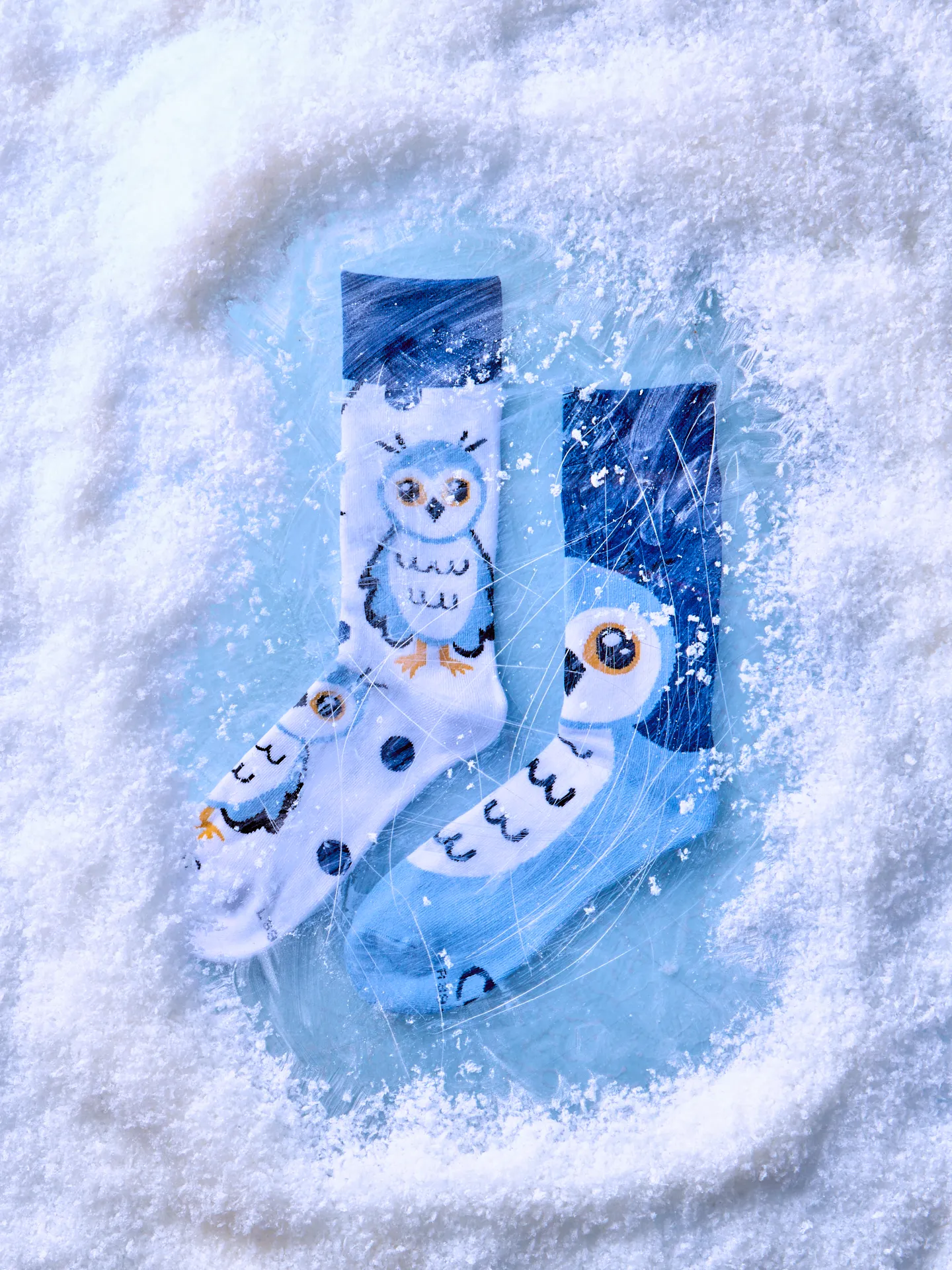 Lustige warme Socken Schneeeule - Image 6