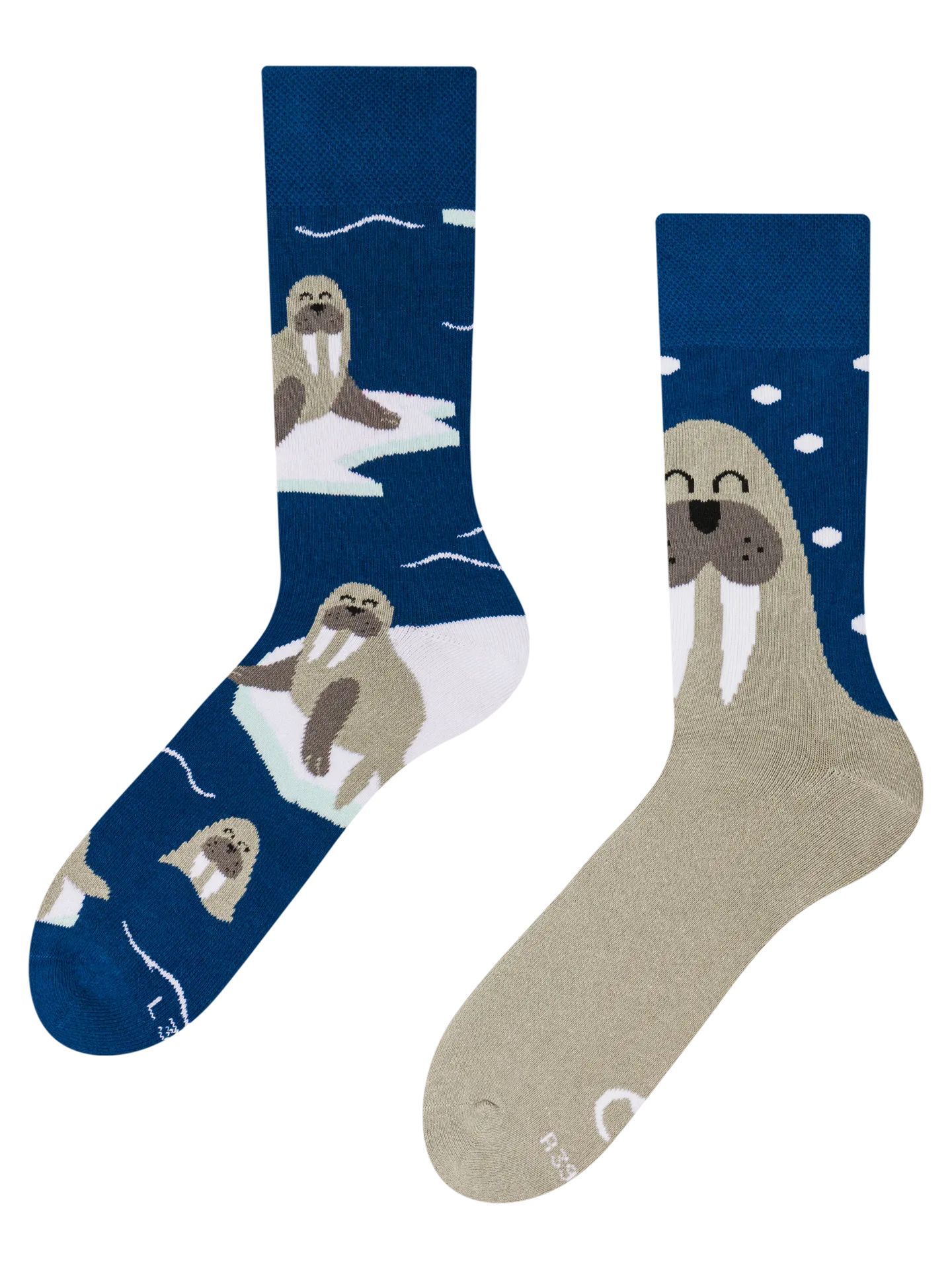 Lustige warme Socken Walross