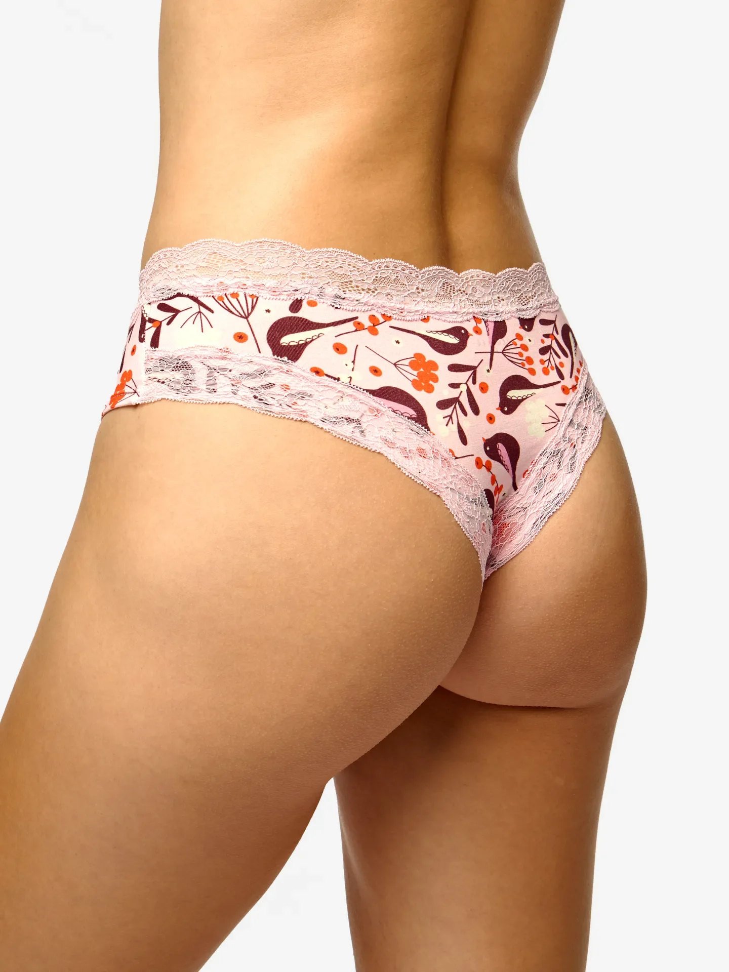 Spitzenhöschen für Frauen Vögel und Beeren - Image 2