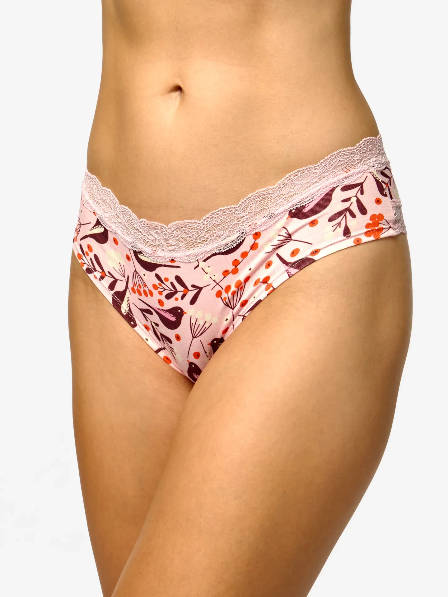 Spitzenhöschen für Frauen Vögel und Beeren - Image 4