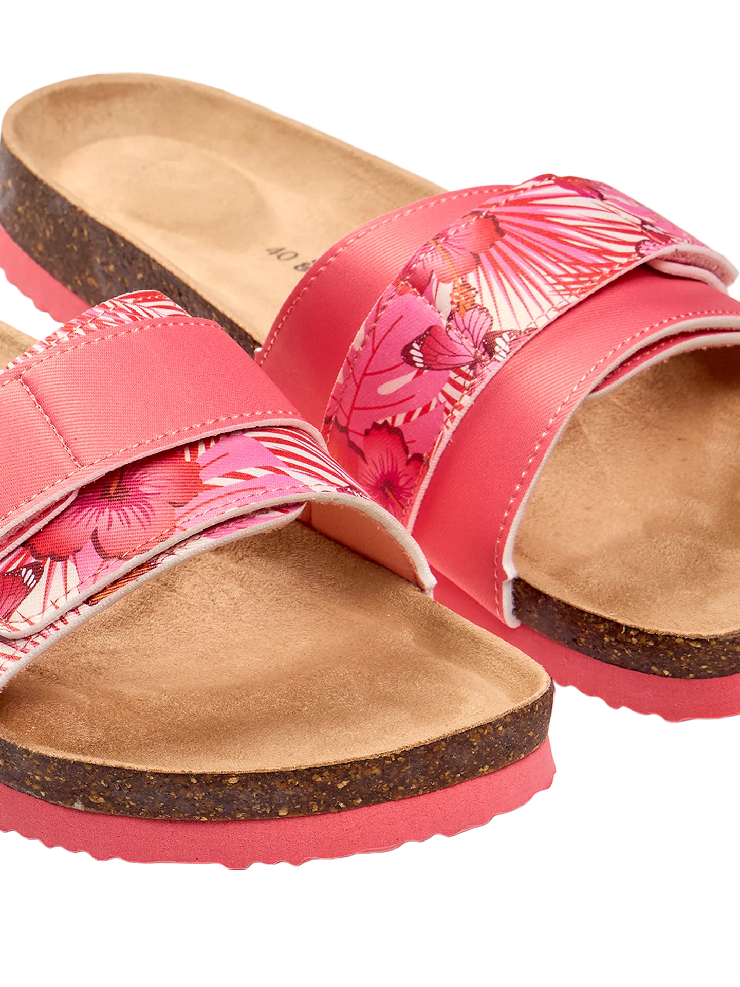 Korkpantoletten für Frauen Hibiskus - Image 4