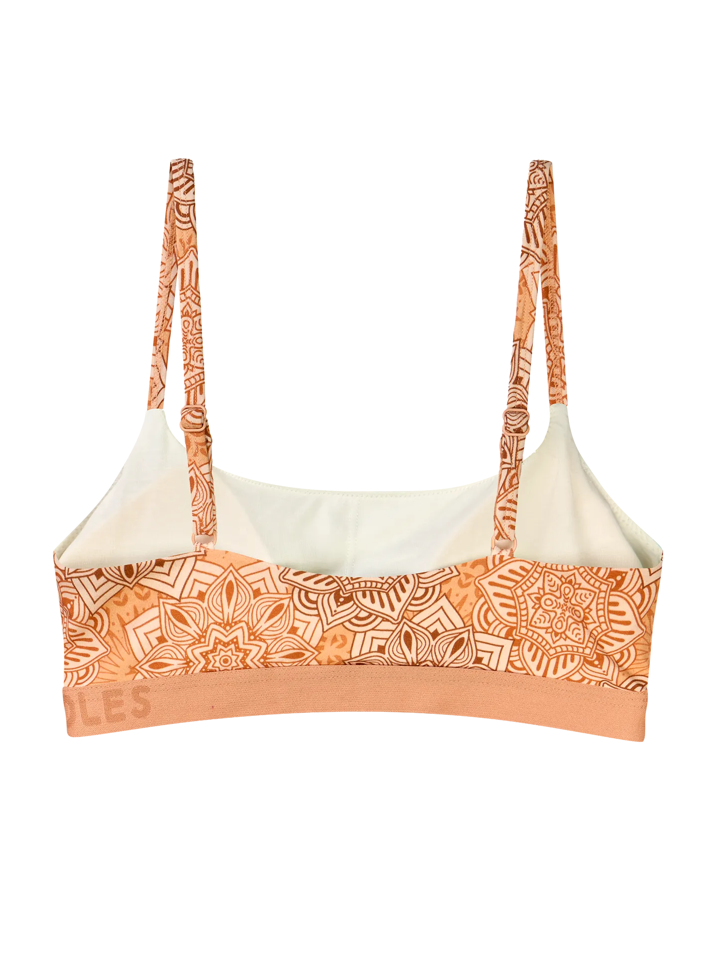Lustige Modal-Damenbralette Beige Mandala - Image 2