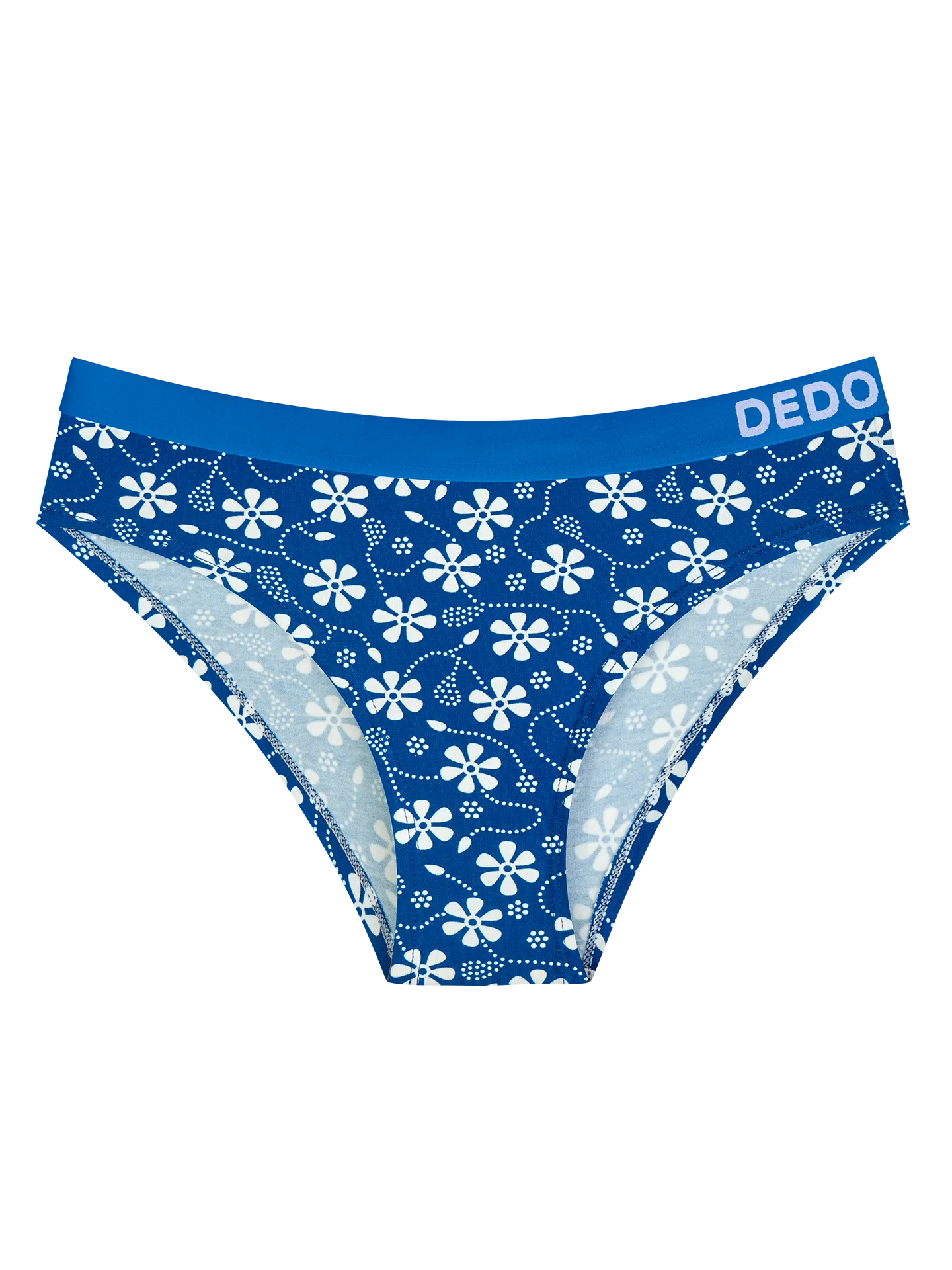 Modal-Damenhöschen Blaudruck