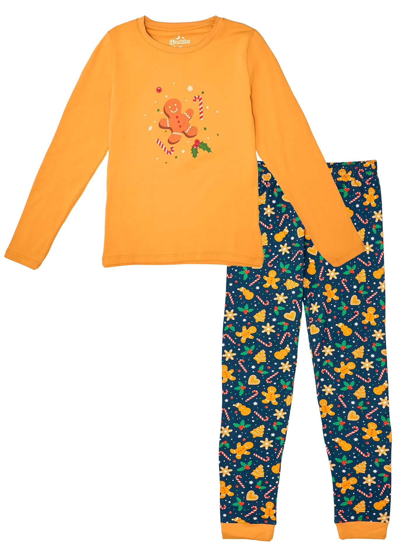Lustiger Pyjama für Frauen Lebkuchen & Süßigkeiten