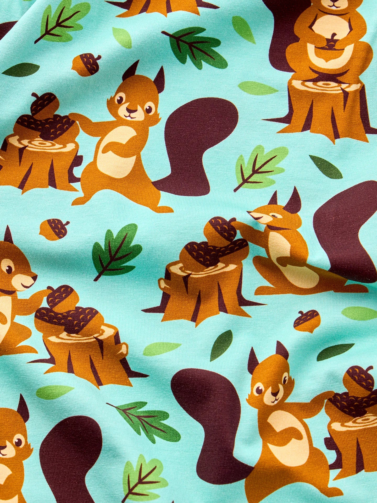 Lustiger Pyjama für Frauen Eichhörnchen im Wald - Image 3